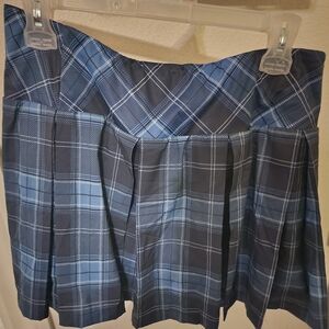 Halara High Waisted 2 in 1 Plaid Side Pocket Pleated Tennis Skirt
